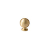 Solid Brass Round Gold Cabinet Knobs Modern Ball Furniture Handles