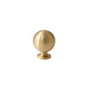 Solid Brass Round Gold Cabinet Knobs Modern Ball Furniture Handles