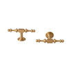Solid Brushed Brass Cabinet Handles Kitchen Wardrobe Drawer Pulls