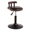 Solid Wood Lifting High Stool Adjustable Swivel Bar Chair Bar Stools