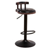 Solid Wood Lifting High Stool Adjustable Swivel Bar Chair Bar Stools