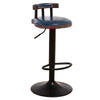 Solid Wood Lifting High Stool Adjustable Swivel Bar Chair Bar Stools