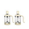 Spice Seasoning Bottle Kitchen Glass Transparent Bottle With Spoon