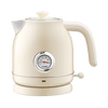 Stainless Steel 58oz Fast Boiling Retro Electric Kettle For Tea, Electric Water Kettle In 2 Colors