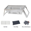 Stainless Steel Barbecue Stove Outdoor Charcoal Folding Barbecue Rack