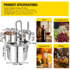 Stainless Steel Brewing Machine For Whisky Wine Beer Dispenser