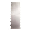 Stainless Steel Cake Scraper Double-Sided Patterned Pastry Decorating