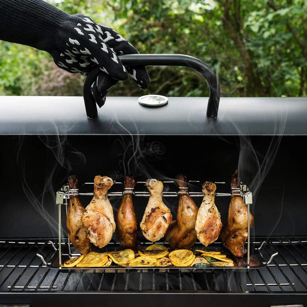 Stainless Steel Chicken Wing Rack For Grill Stainless Steel