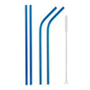 Stainless Steel Color Reusable Metal Straws Set with Cleaner Brush