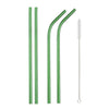 Stainless Steel Color Reusable Metal Straws Set with Cleaner Brush