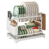 Stainless Steel Dish Rack Hygienic Residue-Free Dryer Kitchen Organizer