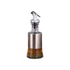 Stainless Steel Oil Bottle Glass Kitchen Cruet Storage Dispenser