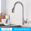 Stainless Steel Pull Out Kitchen Faucet Sink Water Tap Single Handle Mixer Tap