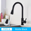 Stainless Steel Pull Out Kitchen Faucet Sink Water Tap Single Handle Mixer Tap