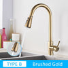 Stainless Steel Pull Out Kitchen Faucet Sink Water Tap Single Handle Mixer Tap