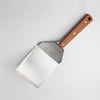 Stainless Steel Spatula Scraper with Wooden Handle Grill Flipper