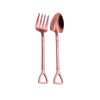 Stainless Steel Spoon & Fork Ice Cream Fork Coffee Spoon Dessert Spoon Tableware