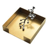 Stainless Steel Square Tissue Box Modern Press-Type Napkin Holder