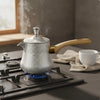 Stainless Steel Turkish Coffee Pot Even Heat Long Handle Coffee Maker