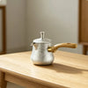 Stainless Steel Turkish Coffee Pot Even Heat Long Handle Coffee Maker