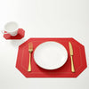 Tableware Pad Placemat Table Mat Heat Insulation Leather Bowl Coaster