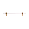 Transparent Acrylic Brass Furniture Handles Modern Cabinet Pulls