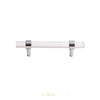 Transparent Acrylic Brass Furniture Handles Modern Cabinet Pulls