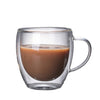 Transparent Glass Double Creative Heat Resistant Mug Tumbler Cups