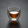 Transparent Glass Double Creative Heat Resistant Mug Tumbler Cups