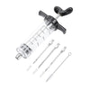 Turkey Meat Injector Syringe with 3 Marinade Injector Needles