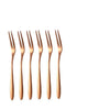 Two-tine Fork Fruit Fork set Tableware Multiple Snack Dessert Forks