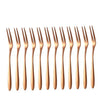 Two-tine Fork Fruit Fork set Tableware Multiple Snack Dessert Forks