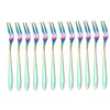 Two-tine Fork Fruit Fork set Tableware Multiple Snack Dessert Forks