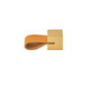 Brass Cowhide Stitched Leather Furniture Handles Wardrobes Pulls
