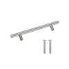 Brushed Stainless Steel Cabinet Handles Kitchen Furniture Drawer Pulls
