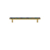 Brass Shell Cabinet Knob Long Wardrobe Handles Colorful Shell Hardware