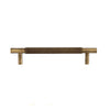 Brass Diamond-Cut Knurled Cabinet Handles Kitchen Cupboard Knobs