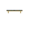 Brass Shell Cabinet Knob Long Wardrobe Handles Colorful Shell Hardware