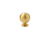 Solid Brushed Brass Cabinet Knobs Decorative Furniture Pull Handles