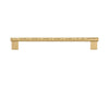 Handmade Hammer Patterned Brass Cabinet Knobs and Long Handles Pulls