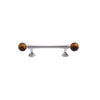 Light Luxury Brass Crystal Ball Cabinet Handles Pulls Drawer Knobs