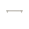 Solid Brass Brushed Nickel Knurled Cabinet Knob Kitchen Furniture Door