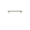 Solid Brass Brushed Nickel Knurled Cabinet Knob Kitchen Furniture Door