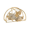 Elegant Napkin Holder Gold Tissue Box for Home Hotel and Desktop Décor