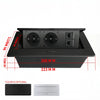 Hidden Slow-Lift Desktop Power Socket Outlets Table Charging Station