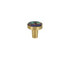 Brass Shell Cabinet Knob Long Wardrobe Handles Colorful Shell Hardware