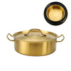 Gold Stainless Steel Soup Spoon Holder Cutlery Storage Cooking Utensils