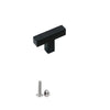 Square Cabinet Handles Stainless Steel Kitchen Door Knobs Drawer Pulls