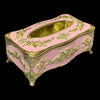 European Style Tissue Box Holder Luxury Desktop Napkin Storage Box