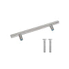 Brushed Stainless Steel Cabinet Handles Kitchen Furniture Drawer Pulls